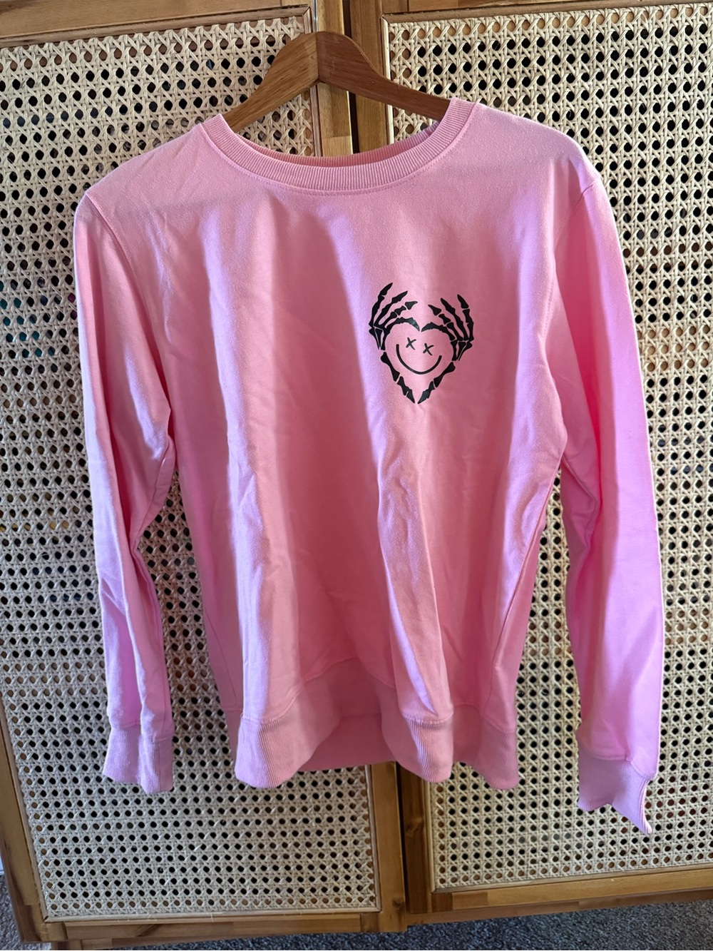 “Be Postitive” Pink Crewneck